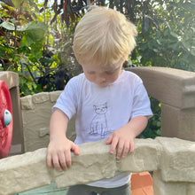 Load image into Gallery viewer, Curious Cat Toddler Short Sleeve Tee