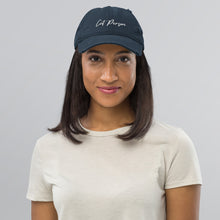 Load image into Gallery viewer, Cat Person Dad Hat Navy Blue