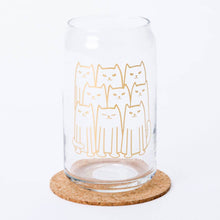 Load image into Gallery viewer, Play Nice Kitties Beer Glass
