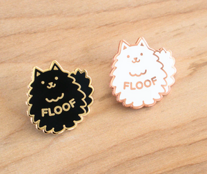 Floof Cat Pin