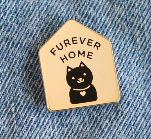 The Harper - Furever Home Cat Pin
