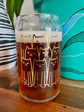 Load image into Gallery viewer, Play Nice Kitties Beer Glass