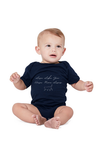 Live Like You Have Nine Lives Cat Baby Onesie_Navy