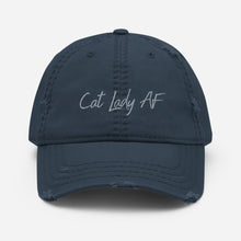 Load image into Gallery viewer, Cat Lady AF Distressed Hat