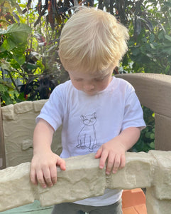 Curious Cat Toddler Short Sleeve Tee