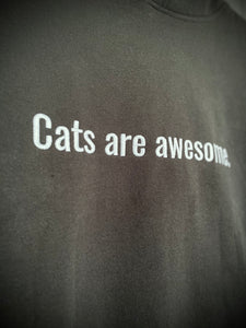 Cats are Awesome Embroidered Unisex Hoodie