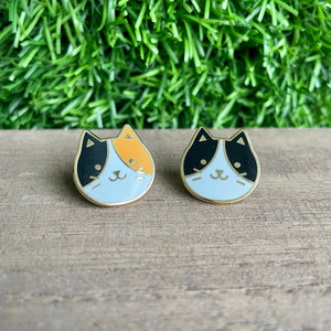 The Rescue - Cat Face Pins