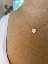 Load image into Gallery viewer, Gold filled cat face necklace