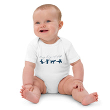 Load image into Gallery viewer, Busy Doing Cat Stuff Baby Onesie White