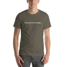 Load image into Gallery viewer, Cats are Awesome Unisex T-Shirt
