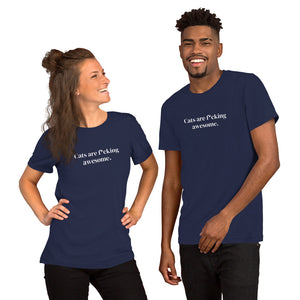Cats are F*cking Awesome Short-Sleeve Unisex T-Shirt