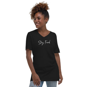 Stay Feral Short Sleeve V-Neck T-Shirt