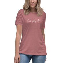 Load image into Gallery viewer, Cat Lady AF Women&#39;s Relaxed T-Shirt
