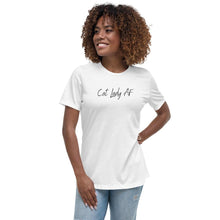 Load image into Gallery viewer, Cat Lady AF Women&#39;s Relaxed T-Shirt