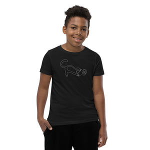 Playful Cat - Youth Short Sleeve T-Shirt
