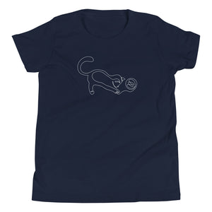Playful Cat - Youth Short Sleeve T-Shirt