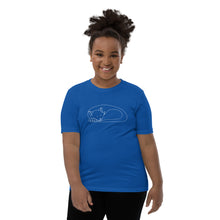 Load image into Gallery viewer, Sleepy Cat Youth TShirt Royal Blue