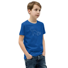 Load image into Gallery viewer, Playful Cat - Youth Short Sleeve T-Shirt